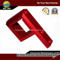 High Competitive Price CNC Precision Machined Parts with Red Anodized
